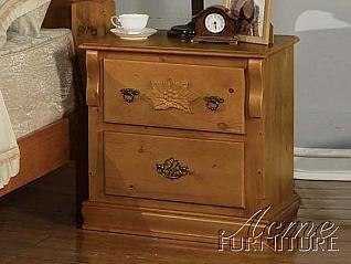 Ponderosa Honey Oak Nightstand by Acme Furniture