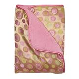 Bubble Gum Satin Jacquard Blanket by Banana Fish