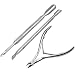 Pocket Nail Cuticle Nipper Pack Contains Nail Trimmer, Pack of 3
