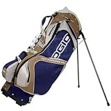 Black/Silver Ogio Grom CC (No Logo) Golf Stand Bag
