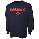 Chicago Bears Navy Blue Critical Victory Long Sleeve T-shirt