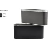 Wireless Wifi Multiroom Music System Featuring AirPlay,Dlna, Spotify Connect,Qplay,Built-in Wifi, Wifi Direct, Auxiliary-in,Multiroom play,with Rechargeable Battery [ Brand:DOSS Cloud Fox | Color:Gray ]