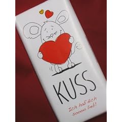 Meybona Schokolade KUSS - Ich hab dich soooo lieb, 100 gr. Tafel