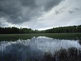 Shallow Pond and Storm Clouds, Nicolet National Forest, Wisconsin Photographic Poster Print by James P. Blair, 36x48