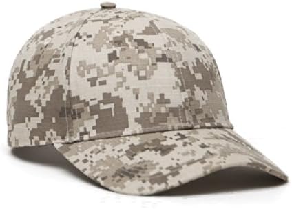 Low Profile Tactical Style Baseball Cap, Desert Digital Camo