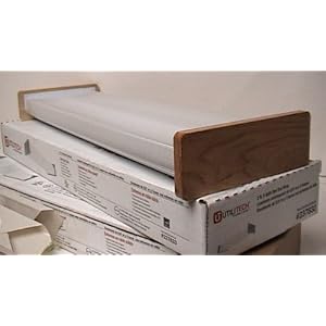 Utilitech 2 Ft,. 2-light Flourescent Light Fixture, White with Oak End Wrap