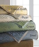 Ann Gish Byzantine Pearl Silk Queen Duvet Cover