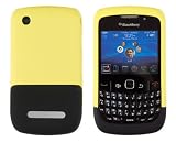 Hard 2-Tone Slider Case for BlackBerry Curve 8520 / 8530 / 9300 – Yellow Reviews