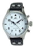 Adee Kaye AK7234-M Men's Classic Retro Chronograph Watch Leather Band