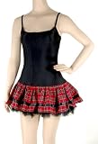 Leg Avenue Womens Plaid Petticoat Dress
