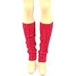 Winter Ski Cable Knit Slouch Leg Warmers Dancer Hot Pink