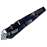 St Louis Rams Clip Lanyard Keychain Id Ticket Holder