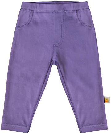 CBB Certified Organic Purple Leggins With Back Pockets (6-12 Mos (17-22 lbs))