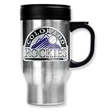 Colorado Rockies 16oz Stainless Steel Travel Mug