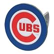 Chicago Cubs MLB Pewter Logo Trailer Hitch Cover by Half Time
