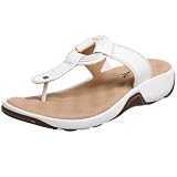 SoftWalk Womens Batumi Slide,White,6.5 M