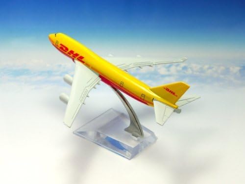 Airplane model die-cast / aircraft: DHL / Germany Boeing 747-400