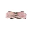Pet Barrette Bow - Satin w Rhinestone - Pink - 6 per pack
