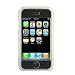 Apple iPhone 1st Gen (NOT for iPhone 3G) 4GB 8GB Crystal Clear Hard Plastic Protective Case + Belt Clip + Neckstrap Lanyard