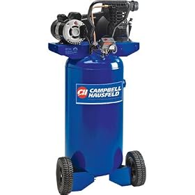 Campbell Hausfeld Electric Portable Air Compressor - 2 HP, 5.5 CFM @ 90 PSI, 26-Gallon, 120 Volt, Model# VT6407