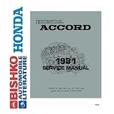 1981 HONDA ACCORD Shop Service Repair Manual CD by Honda