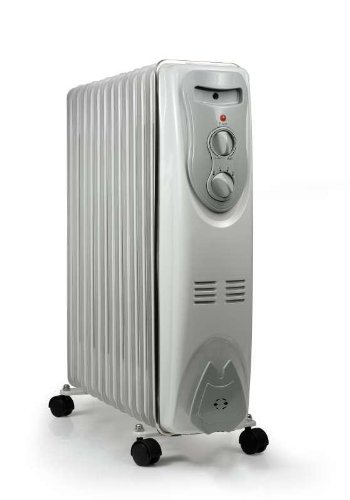 13-Rippen Ölradiator, Standheizung, mobiler Radiator mit 3 Heizstufen, automatische Abschaltung, Energiesparmodus, NEU + OVP