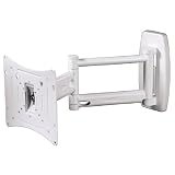 Hama TV Wandhalterung, Fullmotion, f&uuml;r 25 - 94 cm (10 - 37 Zoll) Fernseher, max.30 kg, Wei&szlig;