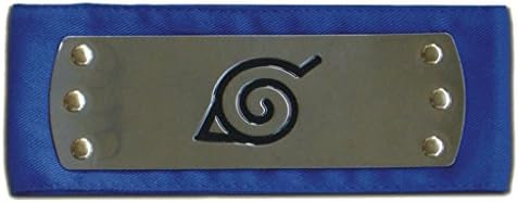 ZeroMart Blue Naruto Leaf Village Konoha Metal Plated Cosplay Headband