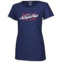 Reebok New England Patriots Ladies Navy Blue Jennifer Slim Fit T-shirt