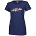 Reebok New England Patriots Ladies Navy Blue Jennifer Slim Fit T-shirt