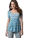 Cha Cha Vente Ikat-Print Square-Neck Babydoll Top