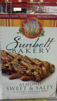 Sunbelt Bakery Almond Sweet & Salty Bars (3 Boxes) Total of 30 Bars Packaging may vary