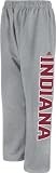 Indiana Hoosiers adidas Grey Fleece Sweatpants - Large