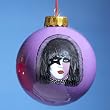Pack of 6 Kiss Paul Stanley Purple Glass Ball Christmas Ornaments 3.25" (80mm)