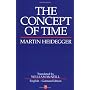 The Concept of Time by Martin Heidegger