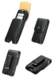 AUTHENTIC CELLET NOBLE LEATHER CASE POUCH (with BELT CLIP) + CAR CHARGER for LG VX9400 VX-9400 - RETAIL PACKAGING