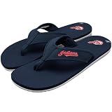 Reebok Cleveland Indians Navy Blue Summertime Flip Flops