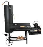 XXL BBQ Smoker Grill Holzkohlegrill Barbecue Grillkamin