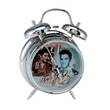 ELVIS PRESLEY TWIN BELL ALARM CLOCK