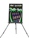 LED Writing Menu Message Board Flash LED Fluorescent Writing Sign Includes Tripod Stand