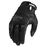 ICON TWENTY-NINER - BLACK X-LARGE - MEN'S MOTORCYCLE GLOVE - NEW