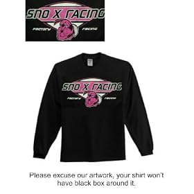 Skidoo LS Tee - Pink Angry Bee by SnowGirl Sportswear