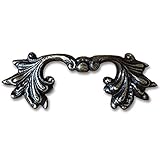 ヨーロピアンテイストの豪華なデザインの真鍮製ハンドル。アンティーク調真鍮製ハンドル l010