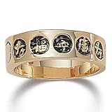 14k Gold-Plated Chinese Zodiac Band Ring