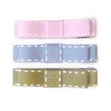 MIni Bow - White Stitch Set of 3 Combo 1