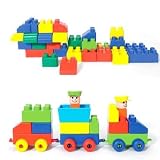 Mini Edu-Animals and Edu-Train Block Set by... by Edushape