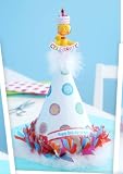 BIRTHDAY HAT HAPPY BIRD DAY Glitterville 12 New FUN