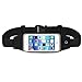 ilooper Reflective Sweatproof Running Belt Waist Pack With Touch Screen For Iphone 6,6S,6 Plus,6S Plus,Samsung Galaxy S5,S6,S7,Edge,Note 3,4,5 Black