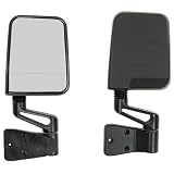 1987-2002 Jeep Wrangler Black Dual Focal Point Mirrors by Rugged Ridge