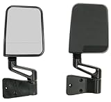 1987-2002 Jeep Wrangler Black Dual Focal Point Mirrors